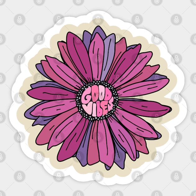 Daisy good vibes Sticker by Botanic home and garden 